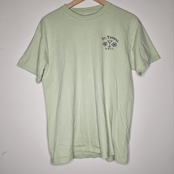 St. Thomas Virgin Islands Shady Lady Tee Shirt Size Medium - Picture 2 of 6